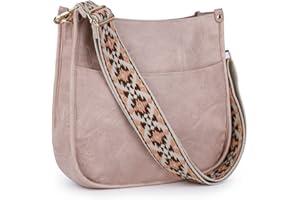 Viva Terry Vegan Leather Crossbody Fashion Shoulder Bag Purse with Adjustable Strap