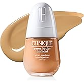 Clinique Even Better Clinical Serum Full Coverage Hydrating Foundation Broad Spectrum SPF 25 With Vitamin C, Salicylic Acid + Hyaluronic Acid For Oily Skin Types