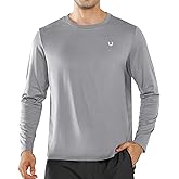 NORTHYARD Men's Running Athletic Shirts Long Sleeve Quick Dry Workout Gym Shirt Lightweight UPF 50+ Fishing Hiking Rash Guard