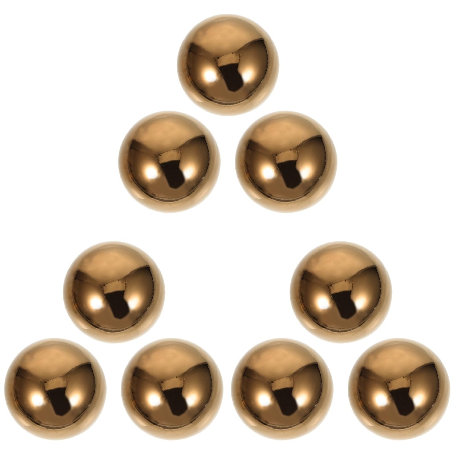 POPETPOP 9 Pcs Stainless Steel Ball Mirror Surface Balls Decorative Balls Mirror Gazing Globes Metal Gazing Tabletop Decorative Silver Mirrors Earth Outdoor