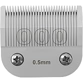 Professional Detachable Replacement Ceramic Blades set,compatible with oster Classic 76/Star-Teq/Power-Teq andi A*dis AGC,BDC,BGC,MBG Series Clippers (Size-000)