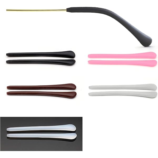 Cubrepiernas Antideslizantes Para Gafas - 25 Pares, Silicona Suave - Evita Que Resbalen - Para Todo Tipo De Gafas
