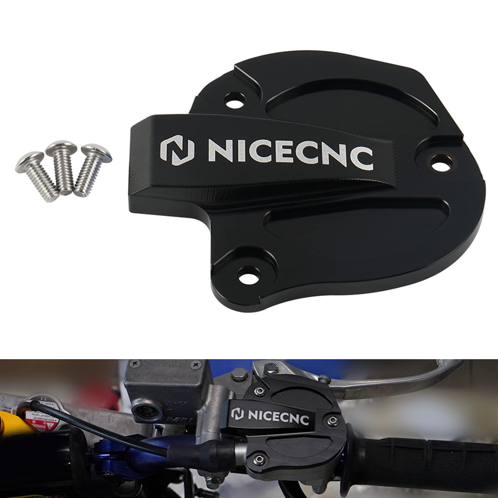 Photo 1 of NICECNC Black Saving System Cover Guard Protector Compatible with Yamaha Raptor 700 YFM700 2013 2015-2023, Raptor 700R YFM700R 2012-2023, YFZ450R YFZ450RSE 2009-2023, See Fitment