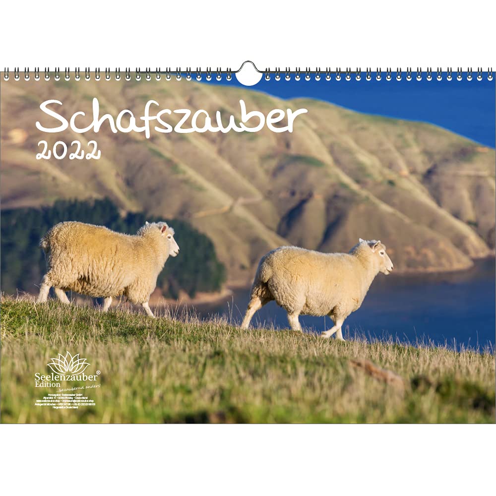 Schafszauber DIN A3 Calendar for 2022 Sheep and Lambs Seelenzauber