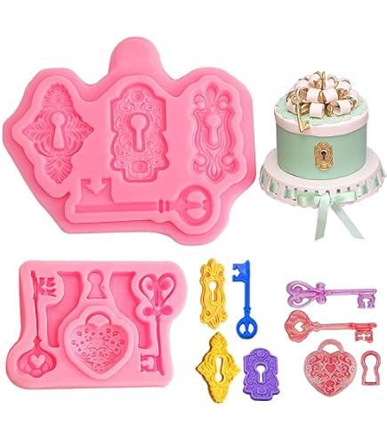 Grandmama's Goodies Skeleton Key Chocolate Mold - Candy & Soap Making Mold With Instructions