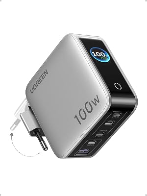 Carregador USB C Nexode Pro 100W Ecrã TFT de Carga Rápida