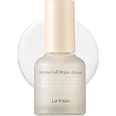 LU'PIUM Extreme Cell Repair Ampoule – Vegan Barrier Repair & Hydrating Serum for Damaged or Dehydrated Skin, 5 Plant Mucin Complex, Inspired by Korean Skincare