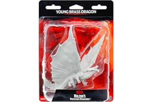 WIZKIDS D&D Nolzur's Marvelous Miniatures: Young Brass Dragon
