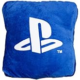Paladone PlayStation 2-in-1 Cushion Blanket - Officially Licensed Travel Blanket, Foldable Soft Fluffy Throw, Compact Design for Gaming Room or Bedroom Decor
