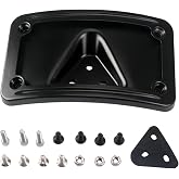 3148 Curved Laydown License Plate Mount Frame for Harley Davidson | Compatible with Harley Davidson Motorcycles, OEM Replacement #3148