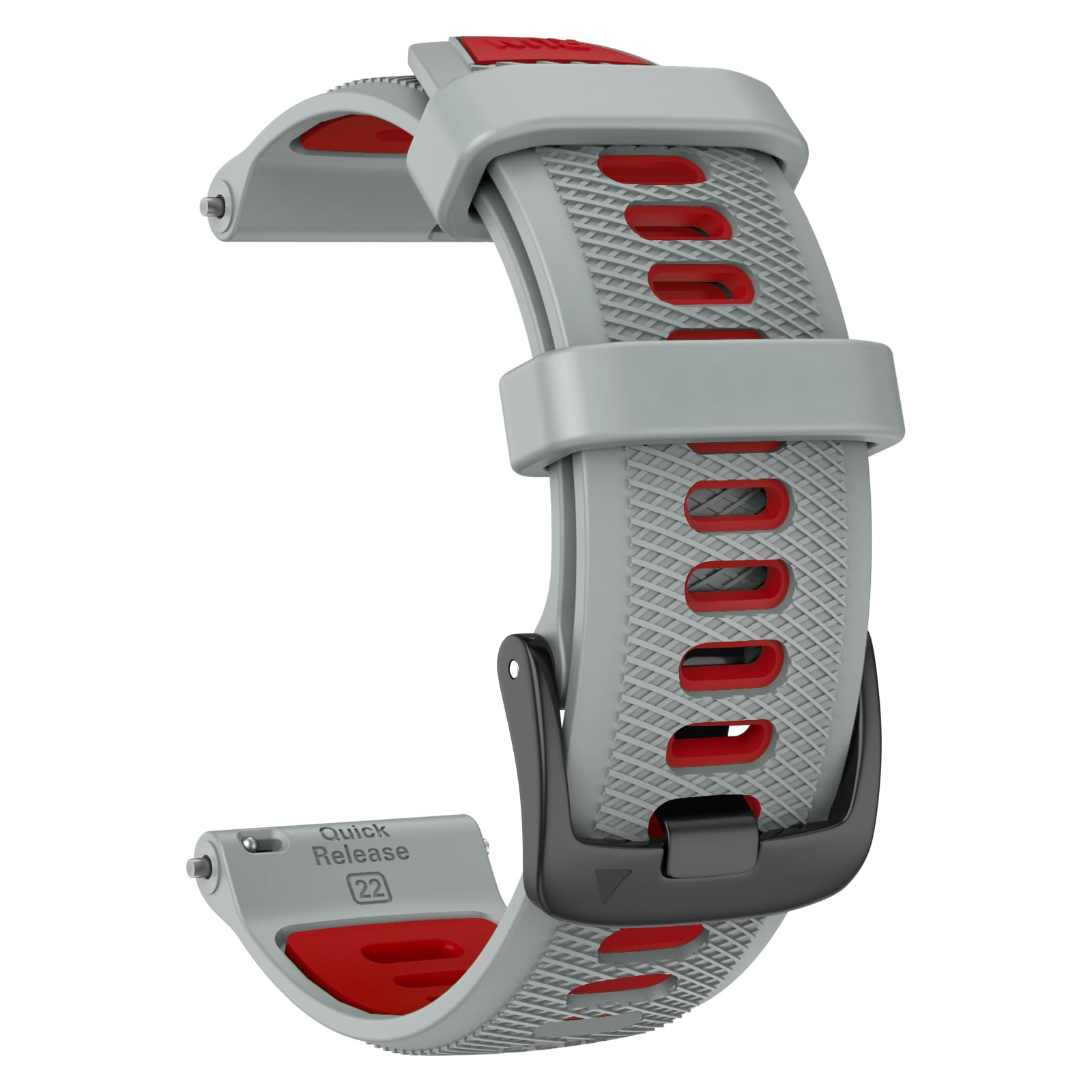 ISABAKE 22mm Watch Strap for Forerunner 255 Music/Forerunner 265, Silicone Quick Release Replacement Band for Garmin Venu 2/Vivoactive 4/Samsung Galaxy Watch 3 45mm