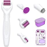 Derma Roller, Micro Needing System for Women and Men, 6 in 1 Professional Microneedles for Beard and Hair Growth, Face, Skin 