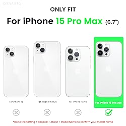 ORNARTO Compatible with iPhone 15 Pro Max Case