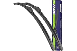 AJK Wiper Blades for Chevrolet Silverado 2019 2020 2021 2022 2023 2024, 2 Piece All Weather OEM Quality Automotive Replacement Windshield Wiper Blades for My Car