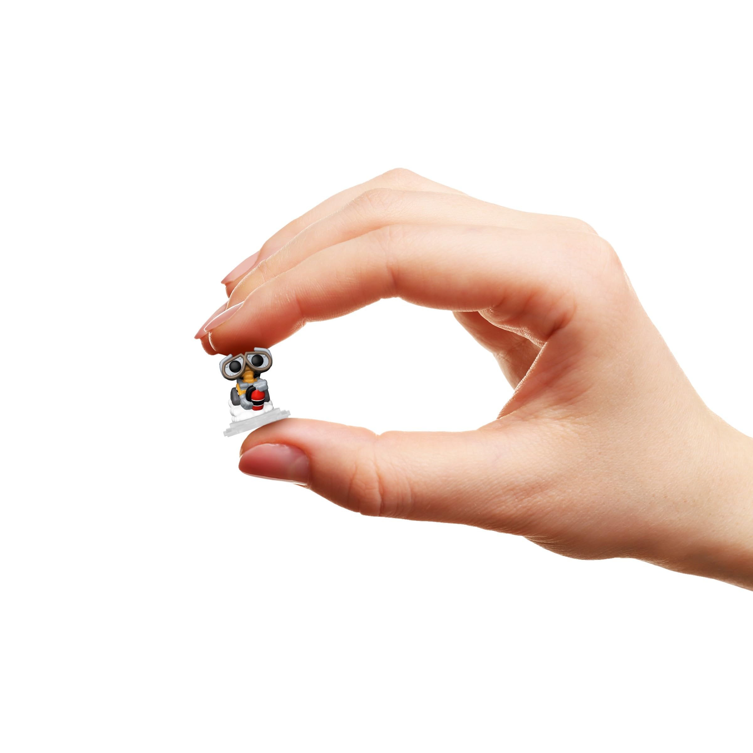 Funko Pop Bitty: Pixar Mini Collectible Toys 4-Pack - Wall-E, EVE, Remy, & Mystery Chase Figure - (Styles May Vary) and A Surprise Mystery Mini Figure - 0.9 Inch (2.2 Cm) - Pixar Collection