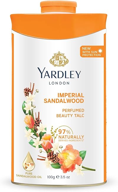 Yardley London Perfumed Talc Sandalwood 100g