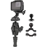 Scotty 0134 Action Camera Mount 2.0 w/Post, Track &amp; Rail Mounts | 360 Degree Rotation, Water Resistant, UV Resistant, GoPro and Fishing Accessory