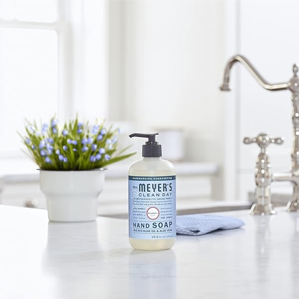 MRS. MEYER’S CLEAN DAY HAND SOAP, BLUEBELL SCENT, 12.5 FL OZ BOTTLE