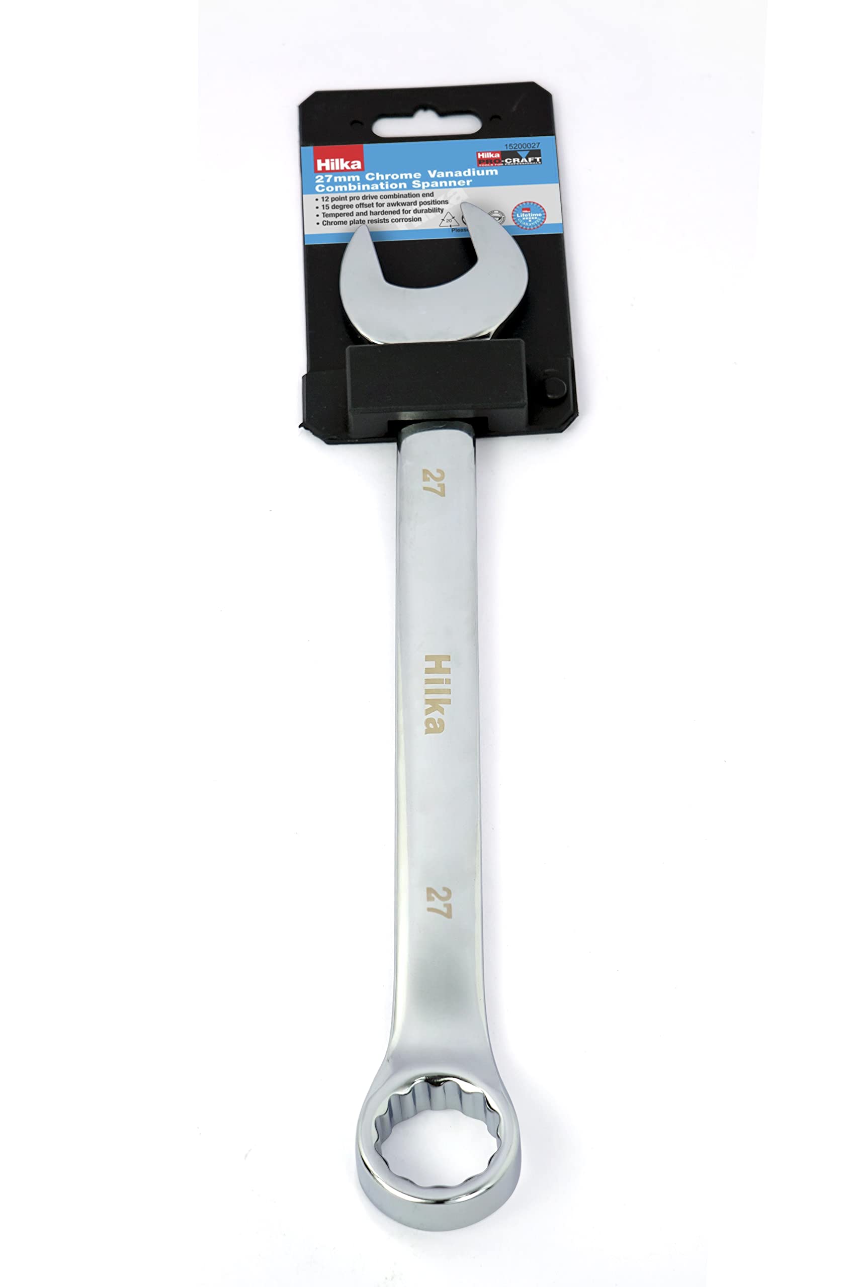 Hilka 15200027 27mm CV Combination Spanner Metric