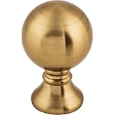Top Knobs Kara 1" Diameter Round Cabinet Knob Honey Bronze TK801HB