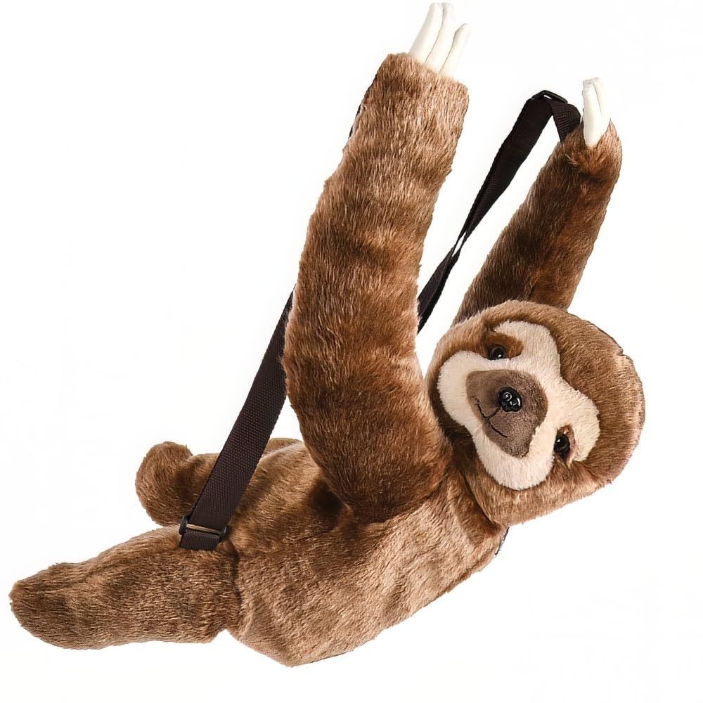 Photo 1 of Rhode Island Novelty Plush Animal Childrens Travel and Adventure Backpack Bag - Sloth