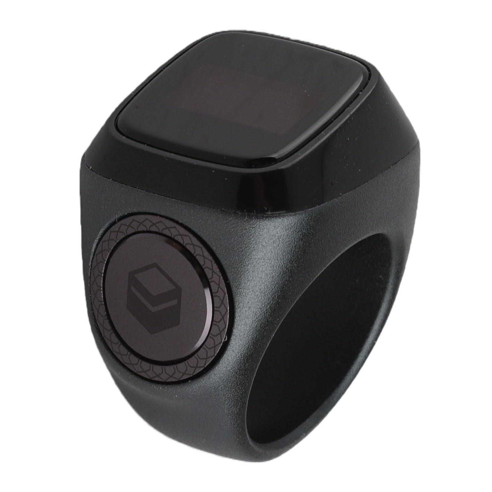 Smart BT Ring, Built in Bluetooth 5.1 Receive Reminders By App Rechargeable Finger Counter with Vibrate, Finger Counter for Prayer Knitting Sports Gift (18MM)