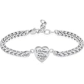 Imrsanl Heart Urn Bracelet for Women Cremation Jewelry for Ashes Bracelet Keepsake Memorial Lockets for Human Ashes