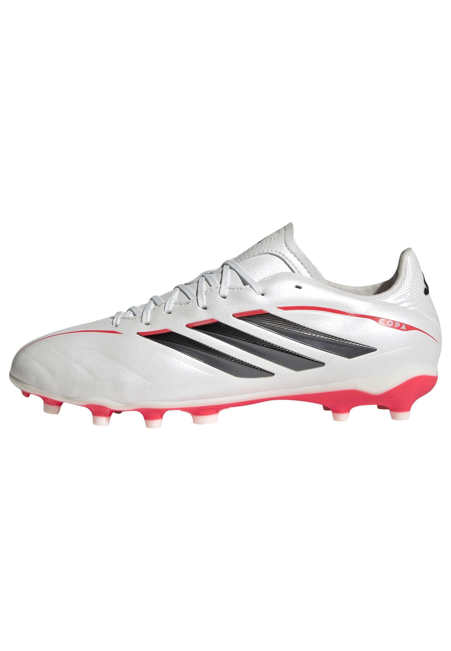 adidas Unisex-Kids Copa Pure Iv League Firm Ground/Multi Ground Footb, Zero Metallic/Black/Lucid Red, 5.5