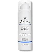 Vibriance Retinol Serum for Face - Reduces Appearance of Deep Wrinkles and Large Pores, Enhances Tone, Improves Complexion -