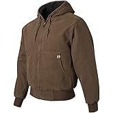 DRI Duck Men's 5020 / 5020T Cheyenne Hooded Boulder Cloth™ Zip Up Work Wear Jacket with Tricot Quilt Lining