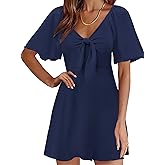 MixShe Summer Dresses for Women 2025 Elegant Classy V-Neck Dress S-XXL