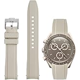 Nizonlaie Quick Release Silicone Bands Compatible with Omega X Swatch Moonswatch Watch 20mm Curved No Gap Premium Silicone Rubber Strap Watch Replacement Band Men Women