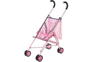 BABY born Pushchair 832547 - Accessories for BABY born Teddy Bear and Dolls up to 43 cm - Includes Bag for Easy Storage - Age