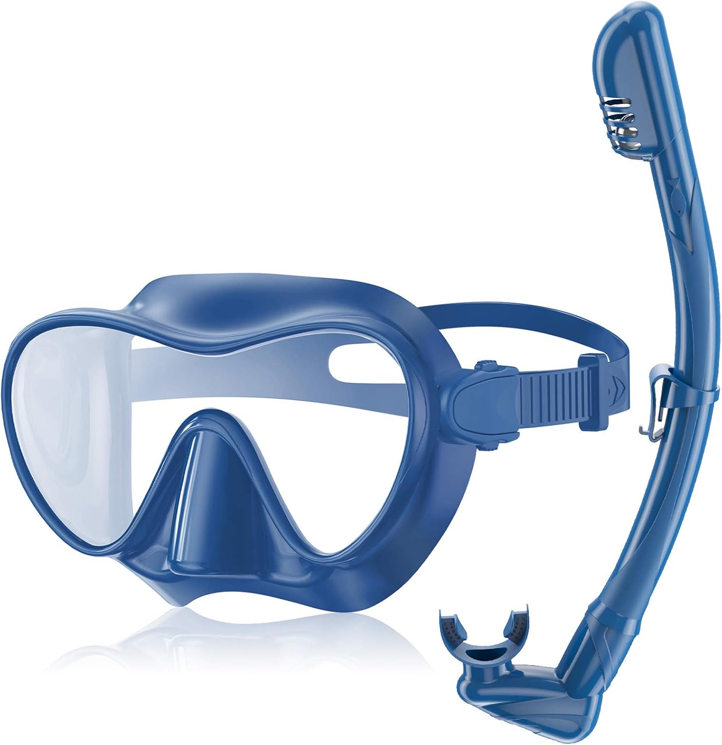 Masque Et Tuba Cressi Estrella Seal Dry - Pour Snorkeling Et Plongée, Vision Large, Système Anti-eau - 6