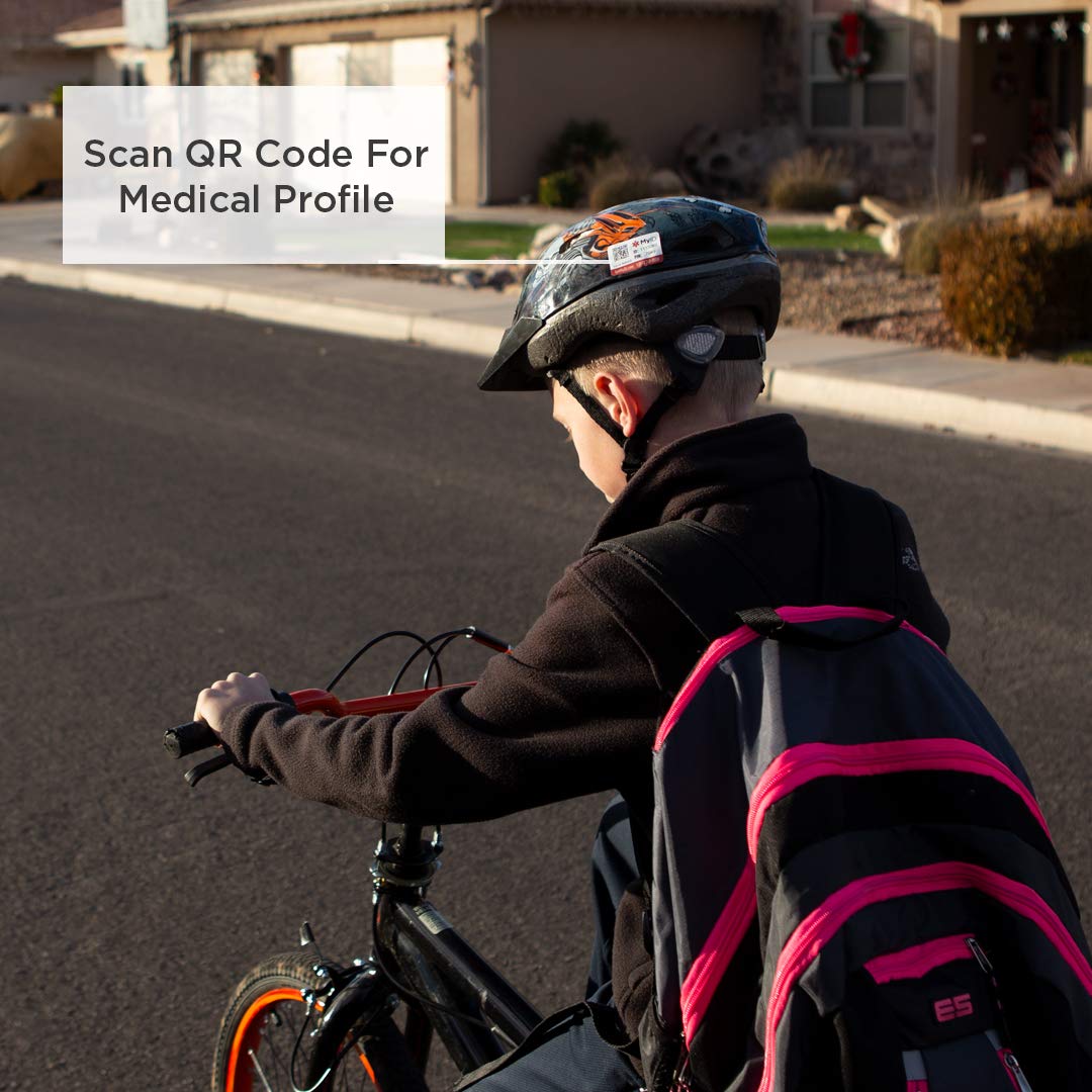 ENDEVR MyID Medical ID Sticker Kit, Store All of Your Medical Information for Emergencies, 4 Stickers