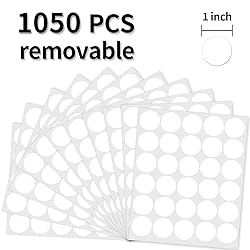 Yeachlaing 1 Inch Removable Color Code Dot Sticker