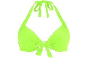 Ocean Blues Women's Push Up Bikini Top Halter Swimsuit Top