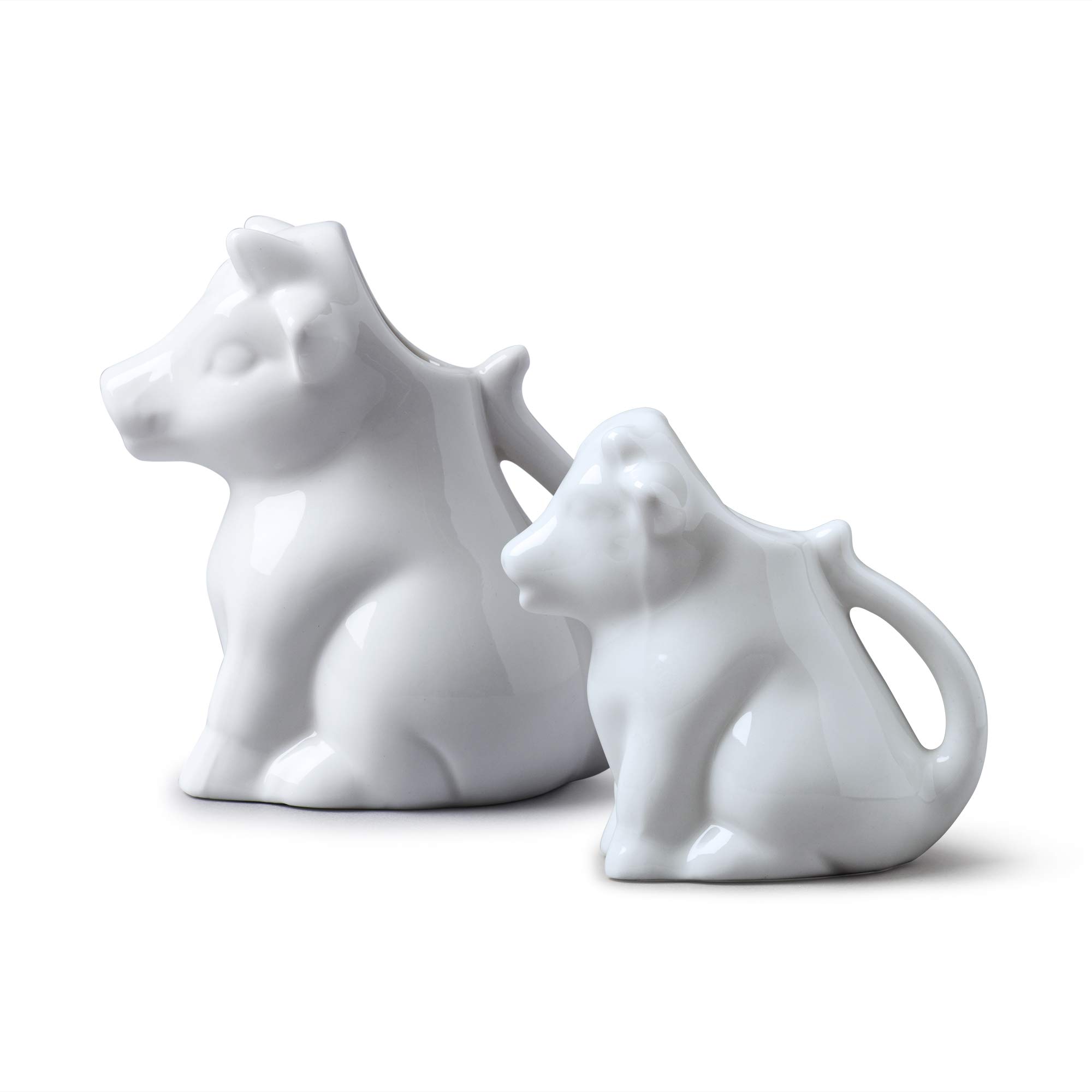 WM Bartleet & Sons 1750 TSET16 Cow Shape Jug Set, White