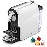 beanglass Espresso Pod Machine for Home, Capsule Coffee Maker for NS Original Pods, 20 Bar High Pressure Pump, 22oz Removable Water Tank, Adjustable Cup Tray, 1350W