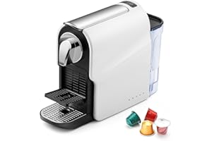 beanglass Espresso Pod Machine for Home, Capsule Coffee Maker for NS Original Pods, 20 Bar High Pressure Pump, 22oz Removable Water Tank, Adjustable Cup Tray, 1350W