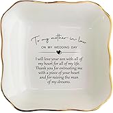 BAT TRANG Ceramic Jewelry Dish, Mother-in-Law Gift for Mother of The Groom Wedding Day-Wedding Gift from Bride-Mother in Law Gifts