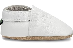 OWLOWLA Soft Sole Baby Shoes Leather Baby First Walking Crib Shoes Slip-on Baby Moccasins Infant Toddler Pre-Walker Shoes for Boy Girl