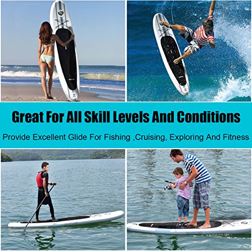 Goplus 10ft Inflatable Stand Up Paddle Board SUP with Safe Leash