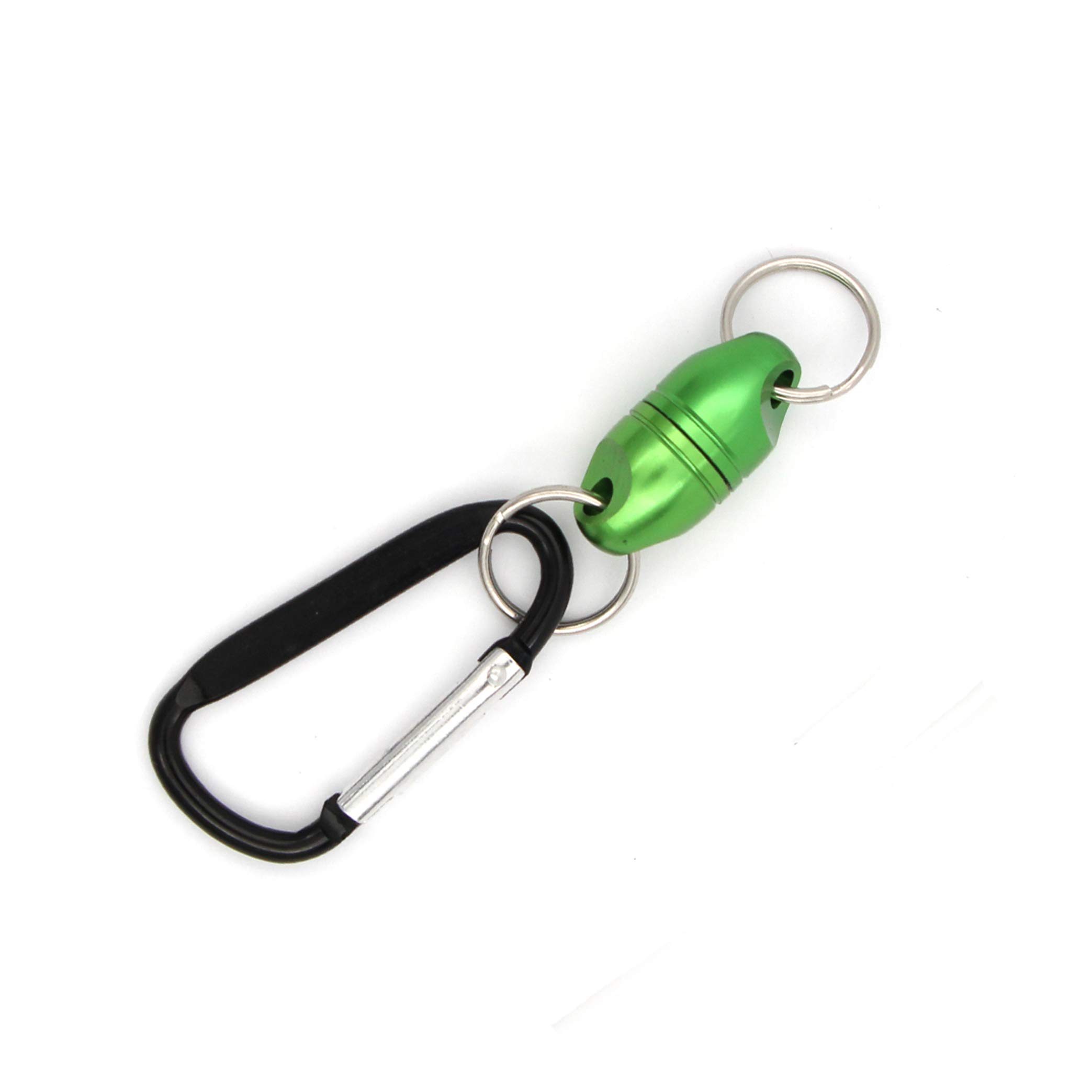 CrazyShark Magnetic Net Release Aluminum Shell for Fly Fishing (Green)