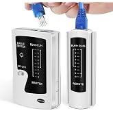 Network Ethernet Cable Tester for LAN RJ45 Cat5 Cat5e Cat6 Cat6a Cat7 UTP/Shielded Cable and RJ11 RJ12