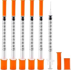 U-100 1ml 30 Gauge 5/16" Syringe, Individually