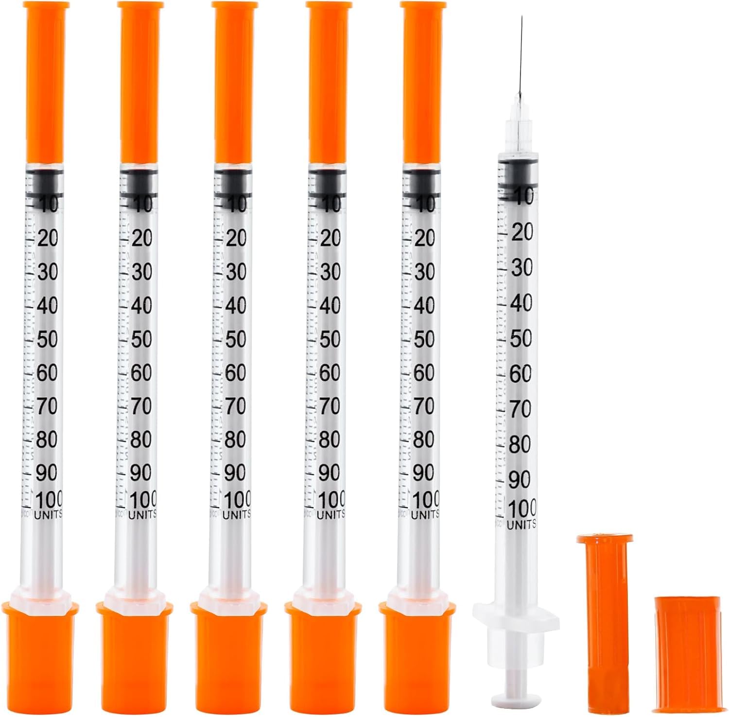 U-100 1ml 30 Gauge 5/16" Syringe, Individually