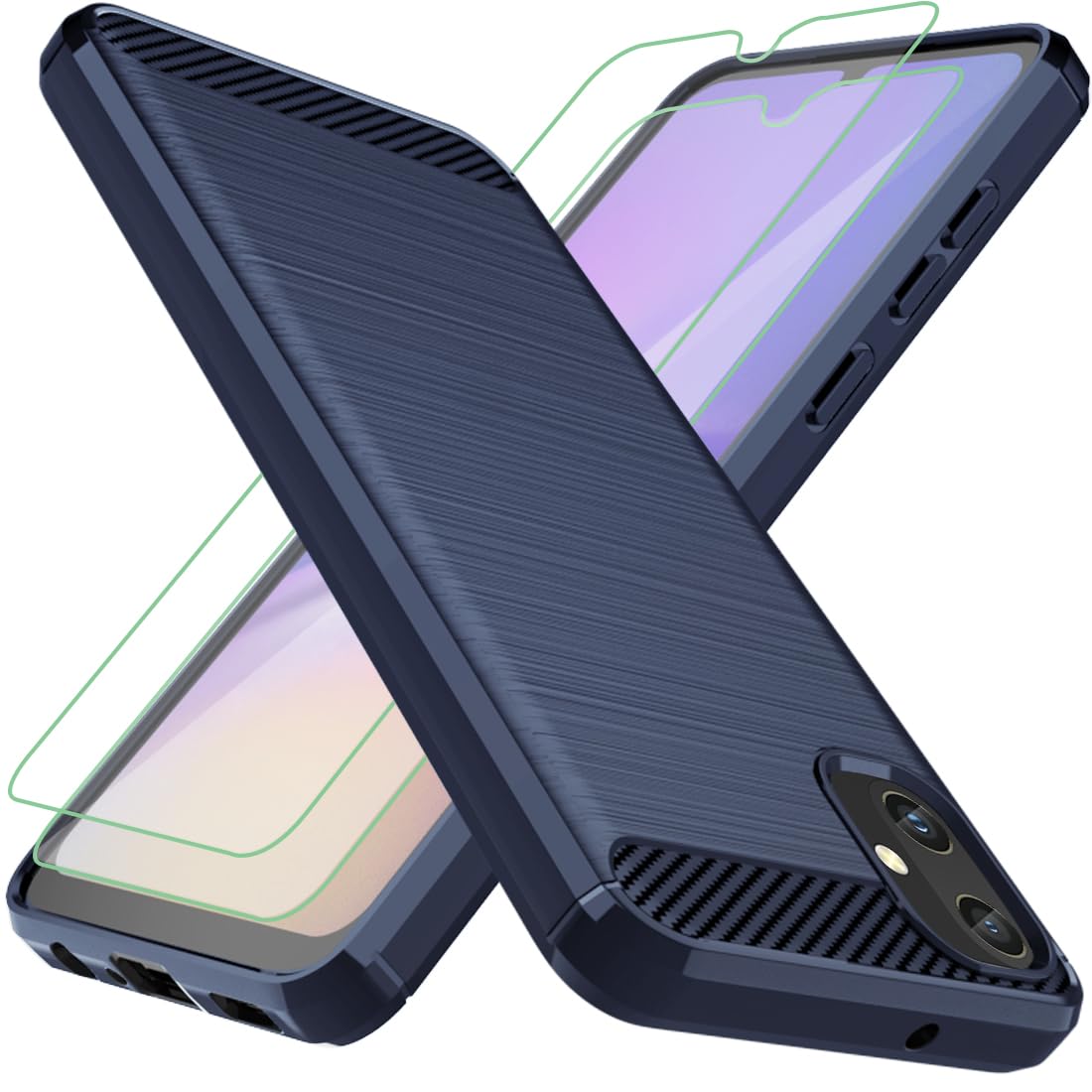 Osophter for Galaxy A05 Case: with 2pcs Screen