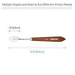 MEEDEN Artist Stainless Steel Palette