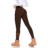 FULLSOFT Fleece Lined Leggings Women High Waisted Tummy Control Workout Winter Thermal Warm Soft Yoga Pants